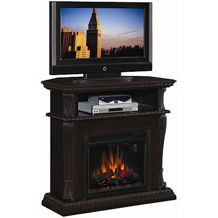 Remote Operated Wall or Corner Electric Fireplace